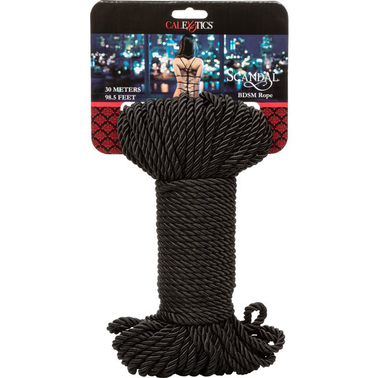 30m BDSM Skandalseil - schwarz
