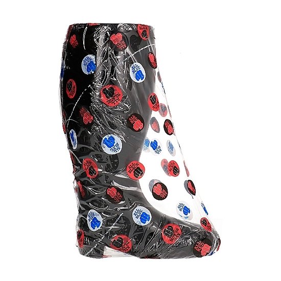 Anal Herausforderung Stiefel 31cm Schwarz Feuer