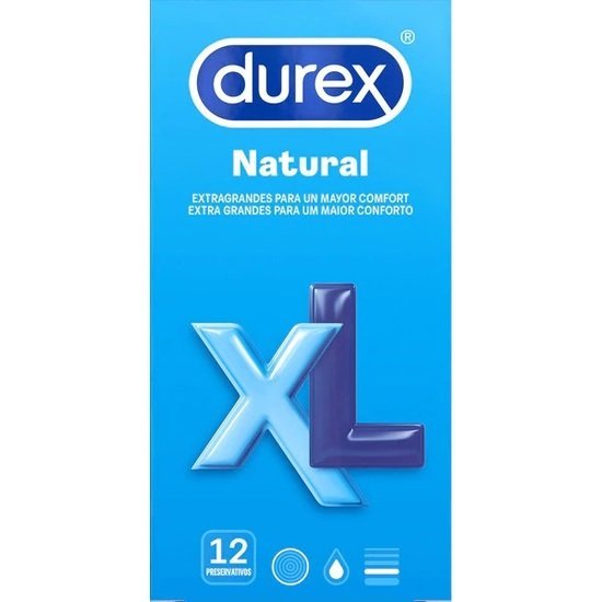 Kondome Natur XL Durex 12 Stk.
