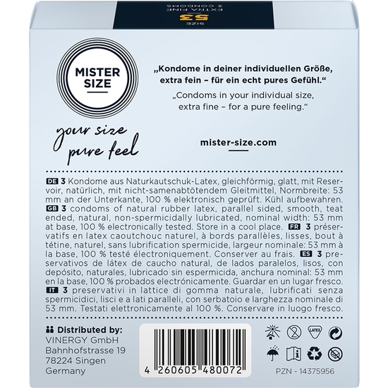 Herr Größe 53 (3er Pack) - extra Fino