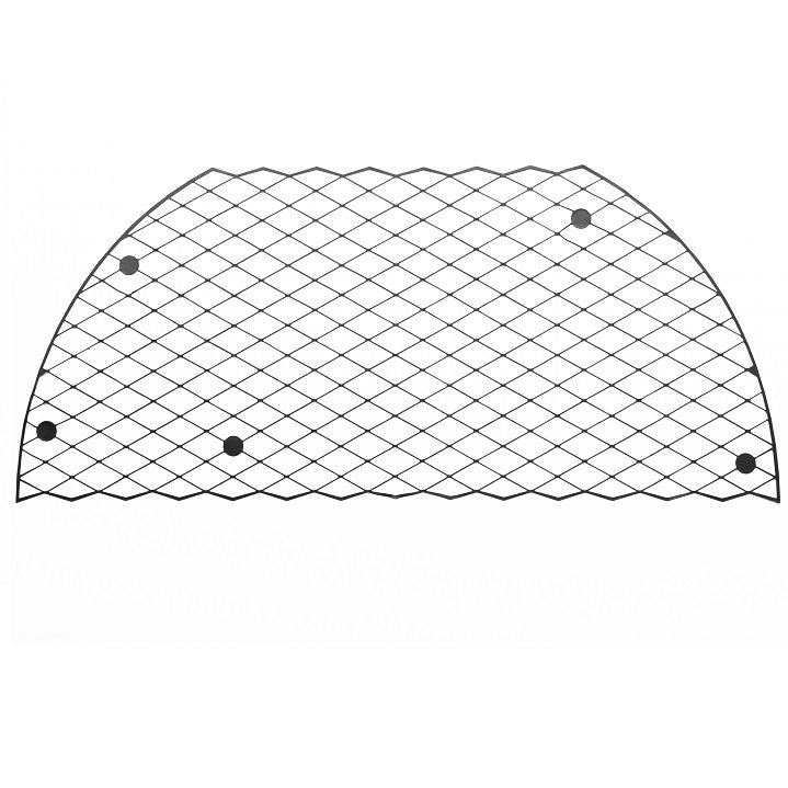 Glanzende Louise Maske