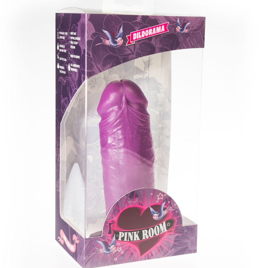 Rosa Raum dael realistische Dildo lila 18,5 cm