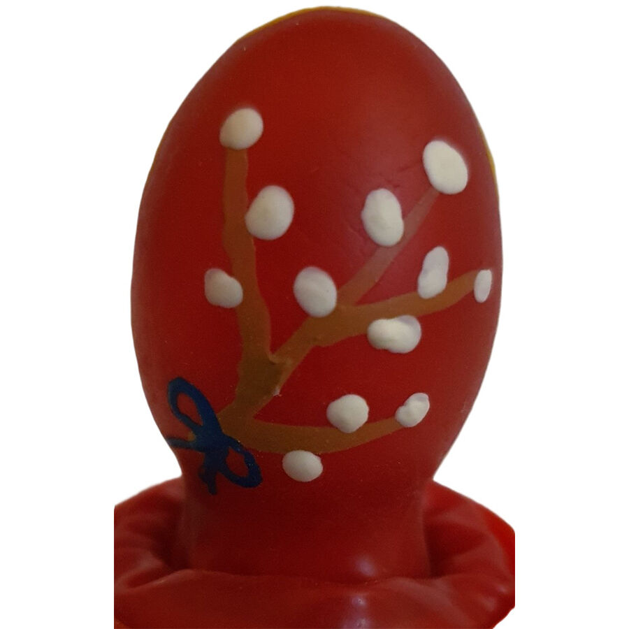 Preservativo CONDOMERIE Huevo Pascua Rot Handgemalt