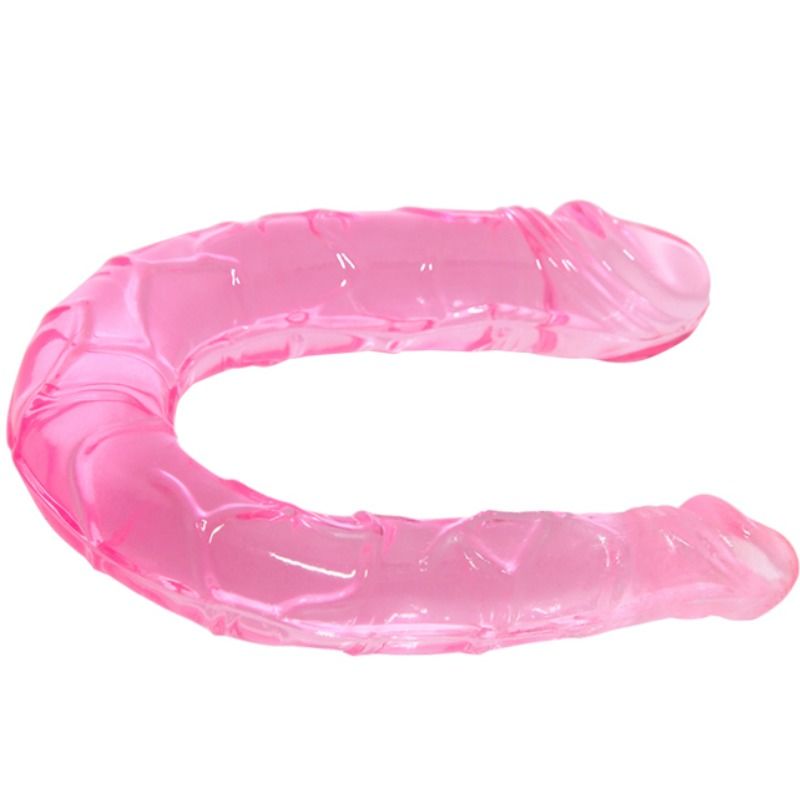 Doppeltanz in Rosa Dildo