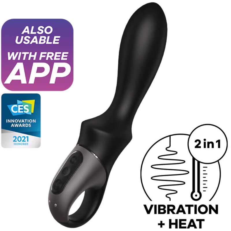 ClimaxHeat Anal Vibrator - Schwarz