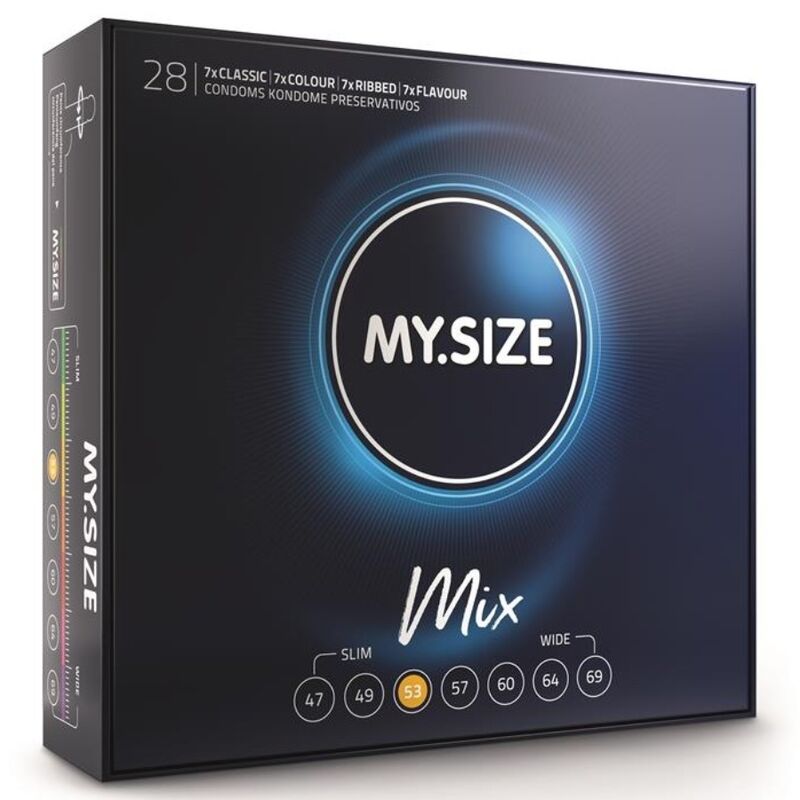 Pack Mix Kondome MySize 53mm - 28 Stück