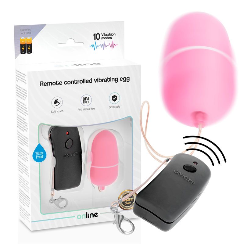 Vibrator Ei Pink Fernbedienung