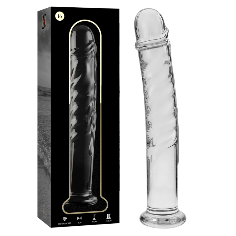 Dildo Sternenklar aus Glas