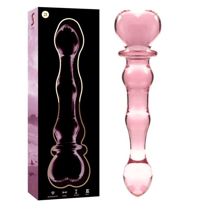 Dildo aus rosa Nebula-Kristall