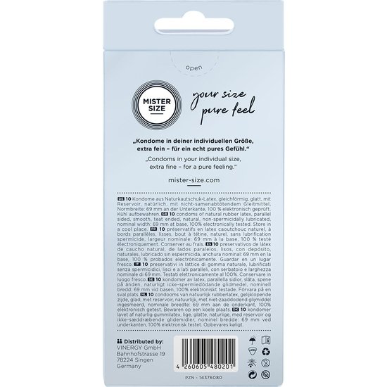 Pack Sinnlichkeit: Extra-dünne Kondome (10 Stück)