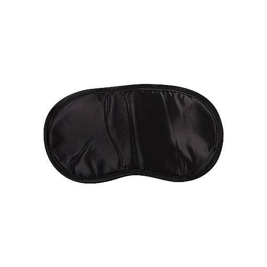 Dunkle Satin Augenmaske