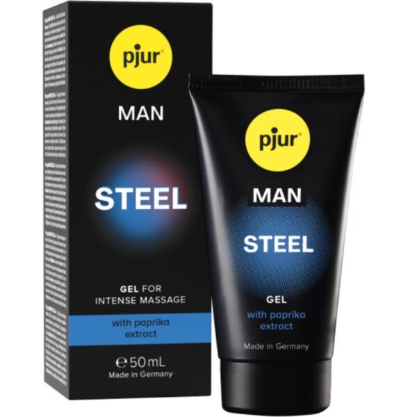 50-ml-Behälter des Massagegels Pjur Man Steel