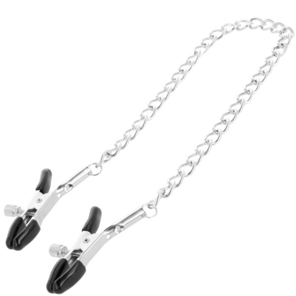 Nippelklemmen Darkness mit Kette
