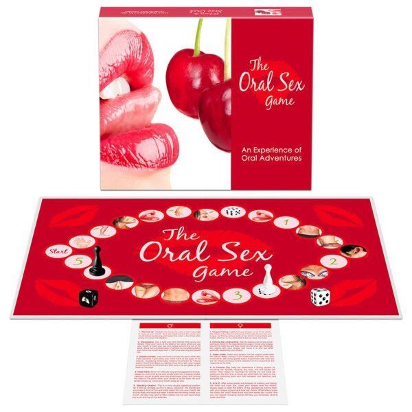 Kheper Games Oral-Sex-Spiel mit Spielbrett, Spielfiguren und Würfeln