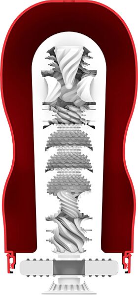 Masturbator Super Tenga Tornado Blast zum Einmalgebrauch, mit Deckel