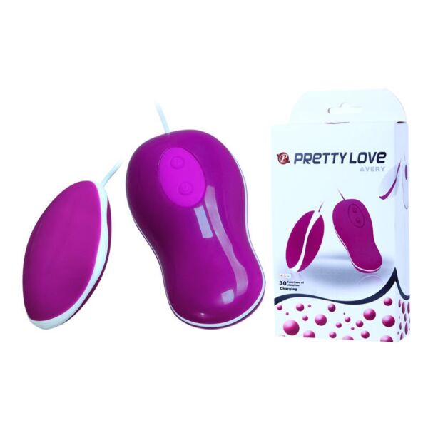Pretty Love Avery Vibrator-Ei mit Kabel-Fernbedienung