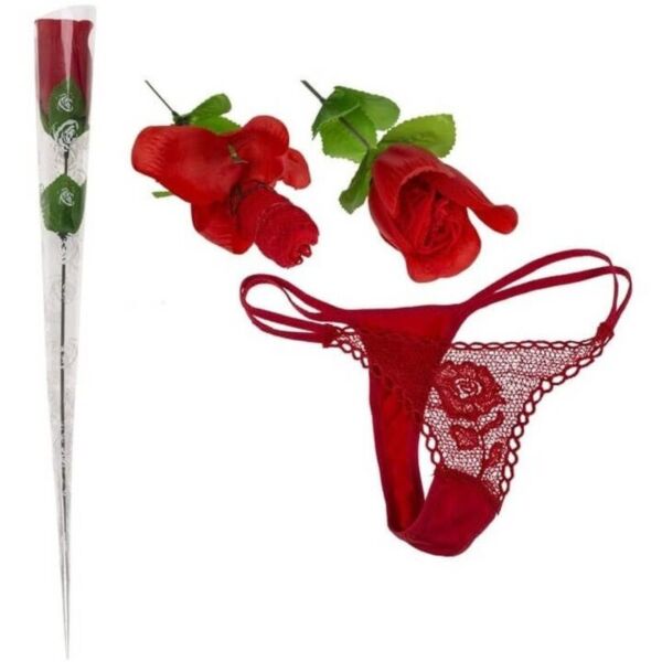 Diablo Picante Tanga-Rose, eine Rose, die sich in einen Tanga verwandelt
