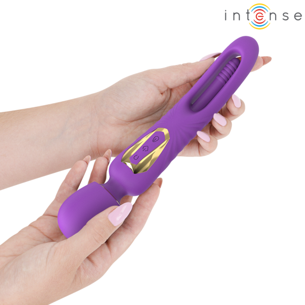 Wand-Vibrator Intense Christy mit schwingender Zunge