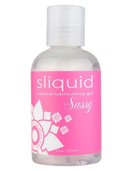 Flasche Analgleitgel Sliquid Naturals Sassy