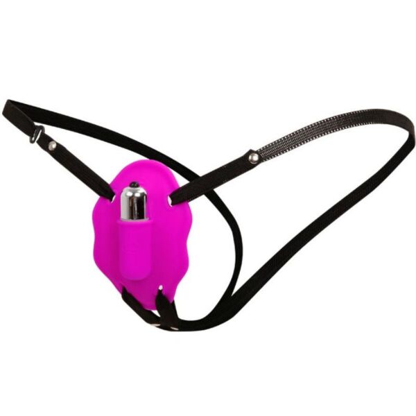 Strap-on mit Vibration Baile Love Rider, mit Silikonslip und Bullet-Vibrator