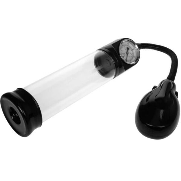 Automatische Penispumpe Pretty Love Alexander mit Druckanzeige und durchsichtigem Zylinder