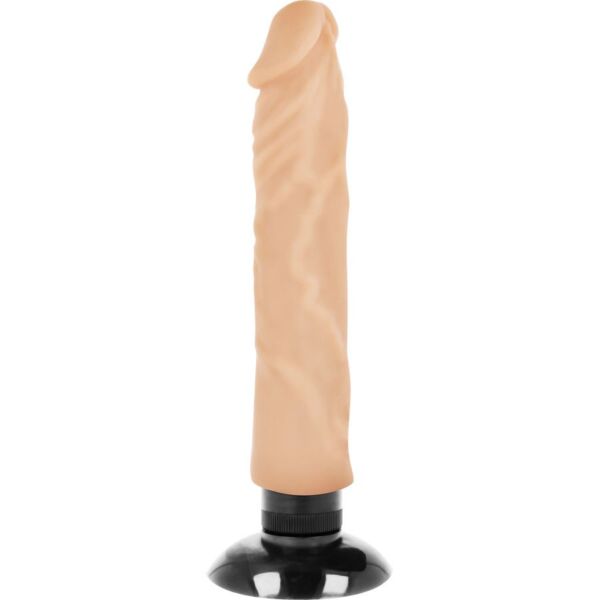 Realistischer Vibrator Basecock Realistic Vibrator 2-1 20 cm mit Saugfuss