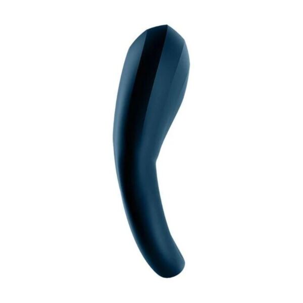 Vibrations-Penisring Satisfyer Epic Duo in Dunkelblau, mit seinen zwei Ringen und dem Klitoris-Stimulator