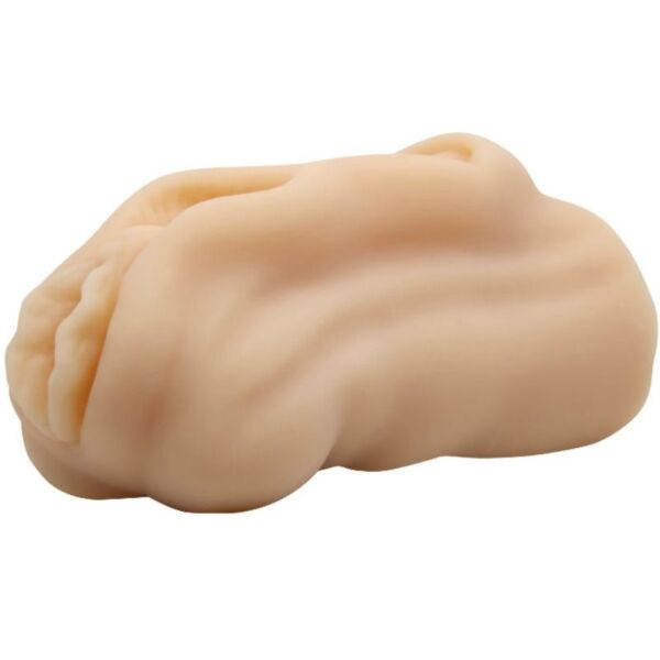 Mini-Masturbator Baile für Männer mit Vulva-Design aus Lippen und Klitoris