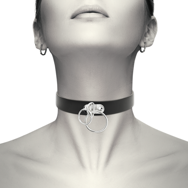 Schwarzer Choker Coquette Chic Desire mit Haken zum Verstellen