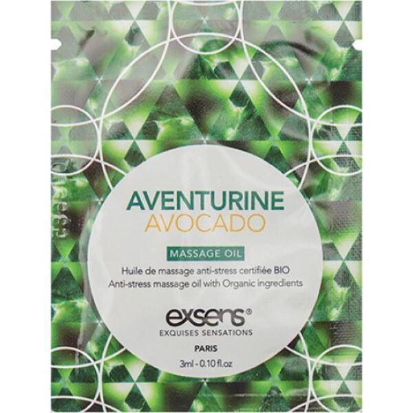 Massageöl Exsens Aventurine Avocado 3 ml als Einzelportion