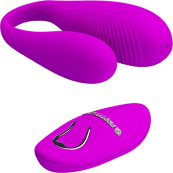 Paarvibrator Pretty Love Aldrich in Rosa mit Fernbedienung