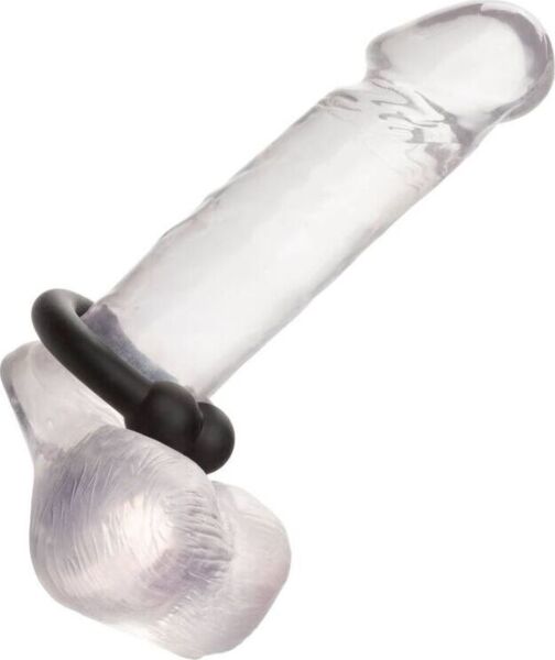 Penisring CalExotics Alpha Muscle Ring aus schwarzem Silikon