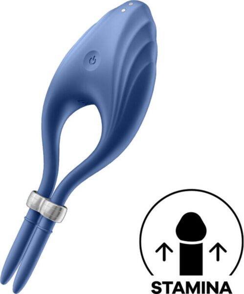 Vibrierender Penisring Satisfyer Duelist mit dreieckigem Klitoris-Stimulator