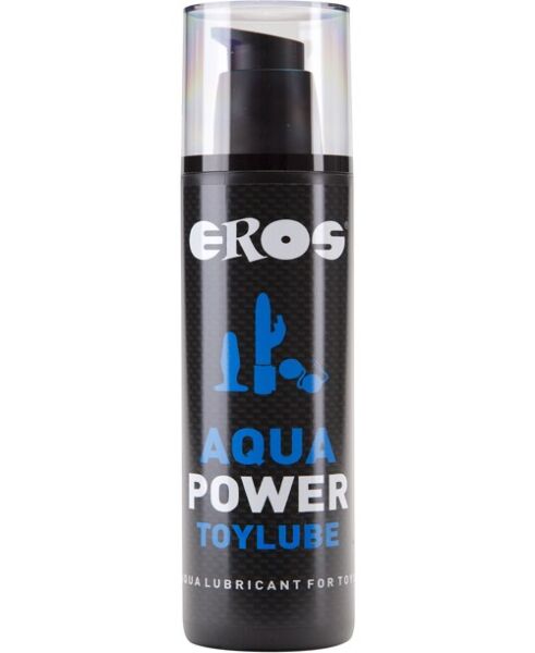 250-ml-Flasche mit Pumpspender des Gleitgels Eros Aqua Power Toylube