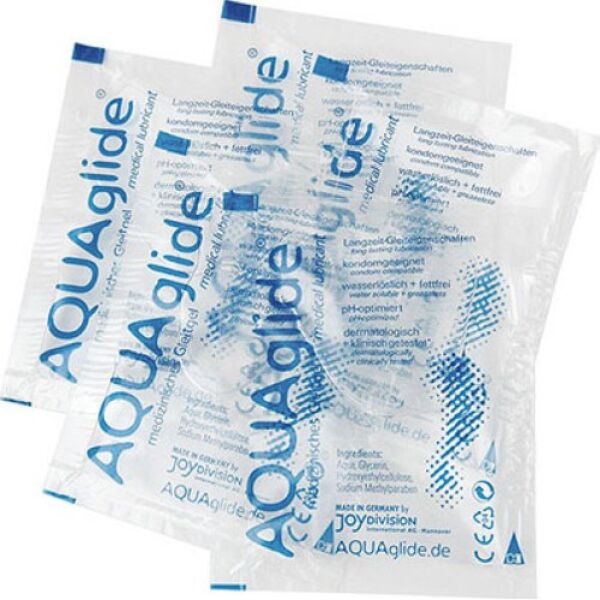 Einzeldosis-Sachet mit 3 ml des Gleitgels Joydivision AQUAglide