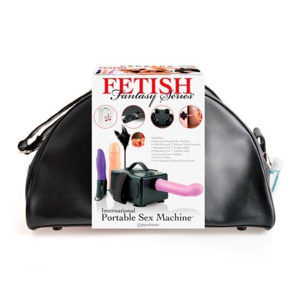 Sexmaschine Fetish Fantasy Portable Sex Machine mit ihren zwei Dildos, dem Vibrator als Steuerung und der Reisetasche