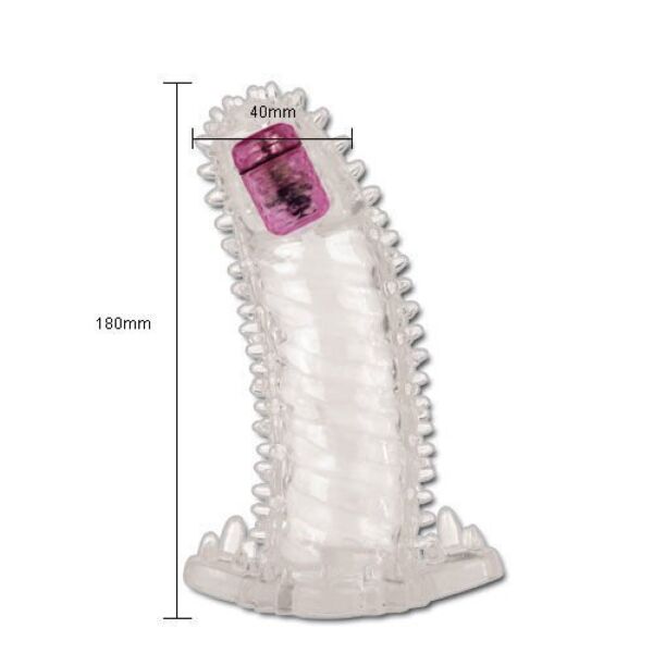 Penishülle Baile Brave II mit vibrierender Spitze
