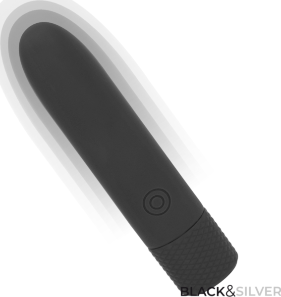 Bullet-Vibrator Black&Silver Geri in Schwarz