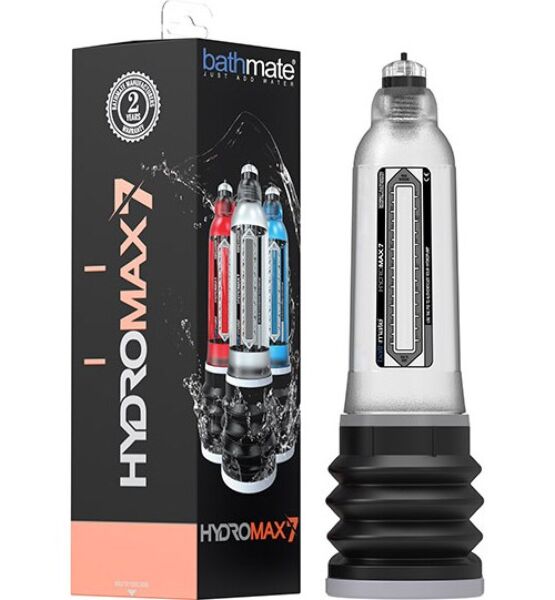 Penispumpe Bathmate Hydromax 7 mit Zylinder und Balg