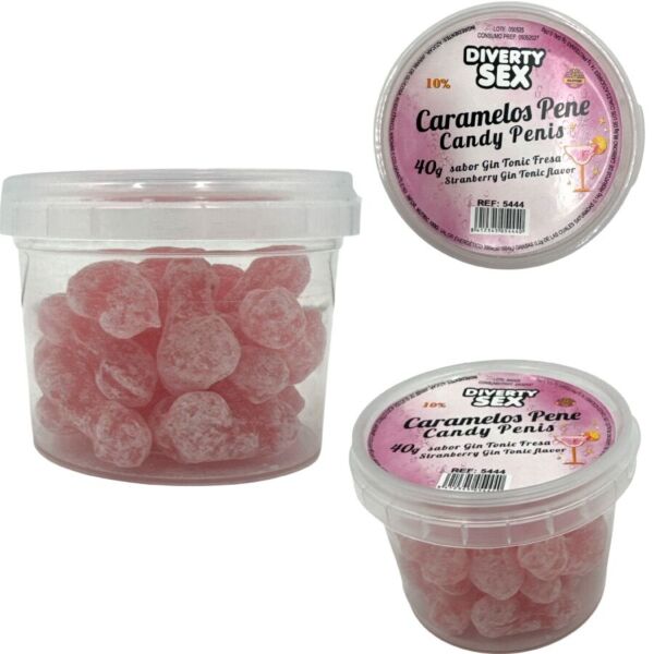 Tüte Penisbonbons Diablo Picante in Penisform