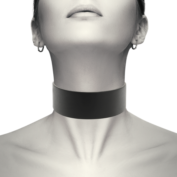 Schwarzer Choker Coquette Chic Desire, verstellbares Halsband mit BDSM-Look