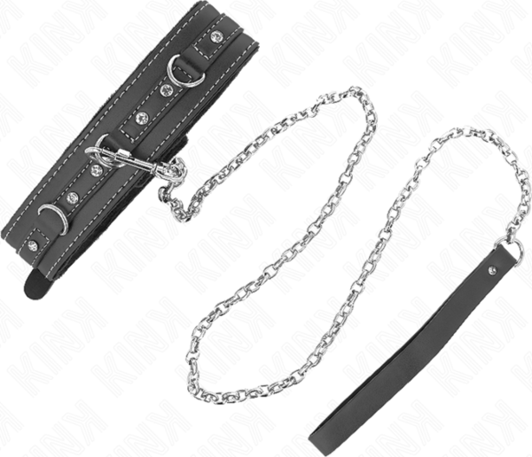Halsband mit Leine Kink aus PVC, 105 cm