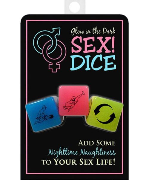 Die drei Sexwürfel Kheper Games Glow-in-the-Dark SEX! Dice