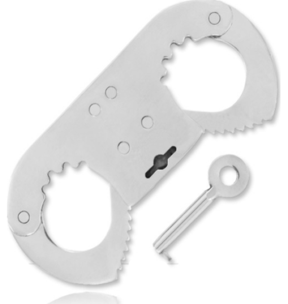 Fingerhandschellen Metal Hard Thumb Cuff aus Metall