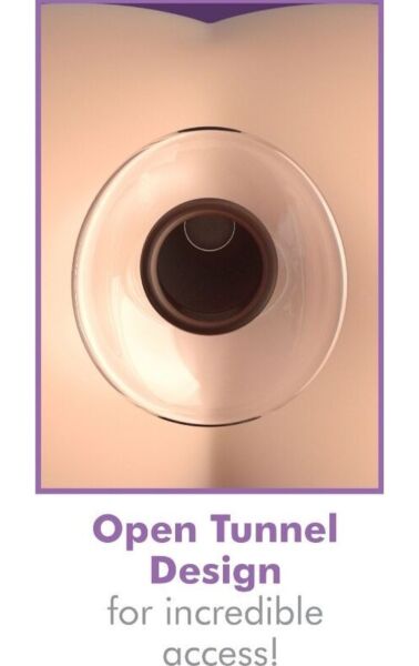 Transparenter Analdehner Anal Fantasy Elite Beginner's Anal Gaper aus Glas mit offenem Design