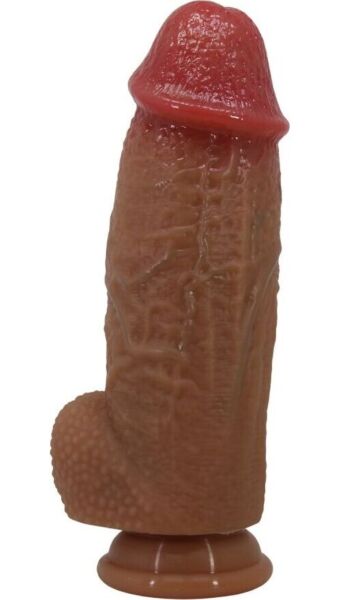 Realistischer Dildo Pretty Love Achille aus Silikon mit Saugfuss am Ansatz