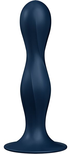 Dildo Satisfyer Double Ball-R mit Saugfuss und zwei Kugeln im Inneren