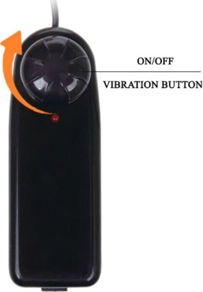 Realistischer Vibrator Baile The Big Penis, 23,5 cm, hautfarben, mit Saugfuss