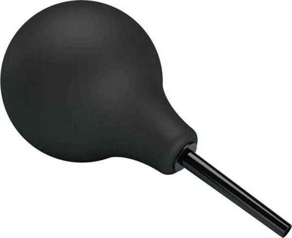Analdusche MR PLAY QX-004-MR-1 mit Gummiball, schwarz, mit Düse