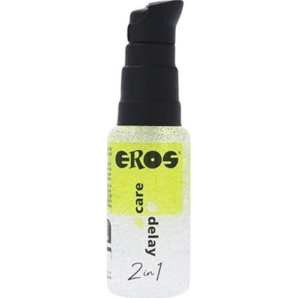 Flasche mit Dosierspender des Verzögerungsgels Eros 2in1 Care Delay, 30 ml
